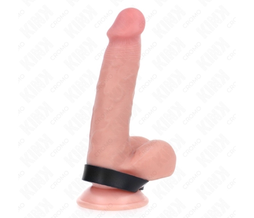 KINK Leather Adjustable Intimate Ring with Pressure Closure 21.5x1.5cm Black