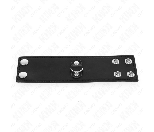 KINK Leather Ring Adjustable Pressure System 18x5 cm Black