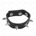 KINK Leather Ring with Adjustable Pressure, Red Lining, 21x1.5 cm