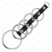 KINK Metal Intimate Rings Set 5pcs with Leather Connector 3.2-5cm