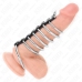 KINK Metal Ring Set 7 Pieces with Leather Strap Adjustable 3.2-5cm