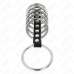 KINK Metal Ring Set 7 Pieces with Leather Strap Adjustable 3.2-5cm