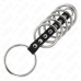 KINK Metal Ring Set 7 Pieces with Leather Strap Adjustable 3.2-5cm