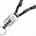 KINK Steel & Leather Ring Set 5 pcs with Adjustable Strap 112 cm