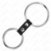KINK Dual Metal Ring with Leather Strap 3.7-5 cm - Adjustable Support System
