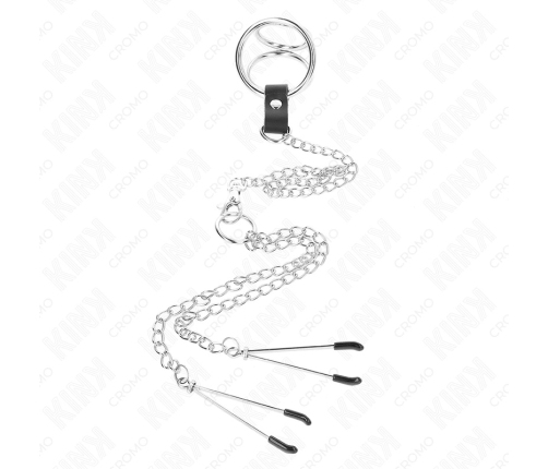 KINK Metal Ring System 3.8-5 cm with 26 cm Chain & Adjustable Clamps