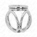 KINK Triple Chrome Steel Ring Set 3.8-5 cm - Polished Metal Series