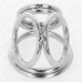KINK Triple Chrome Steel Ring Set 3.8-5 cm - Polished Metal Series