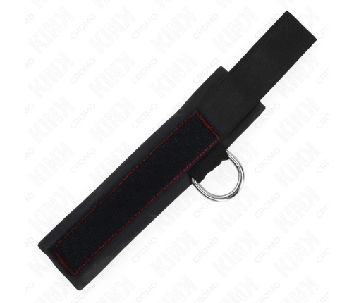 KINK Adjustable Sponge Ring with Velcro Closure 20x3.5 cm - Black Comfort Fit