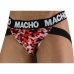 MACHO MX28MR Jockstrap Military Red S - Anatomical Lycra Support