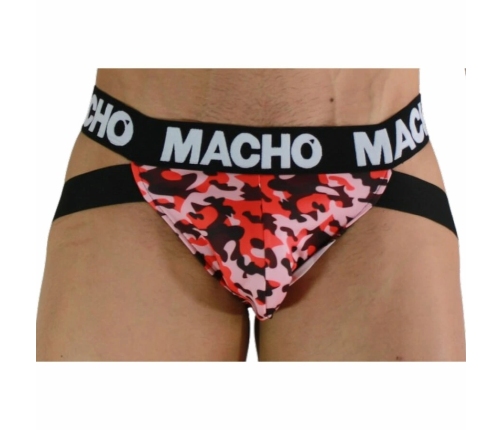 MACHO MX28MR Jockstrap Military Red XL - Anatomical Support System
