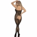 Subblime 951726 Black Elastic Fishnet Bodystocking One Size