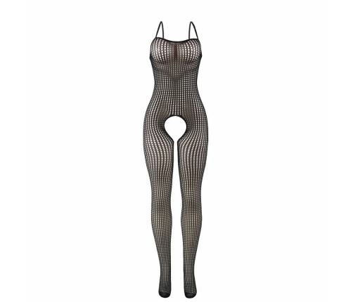 Subblime 951726 Black Elastic Fishnet Bodystocking One Size