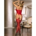 Subblime 951764 Red Fishnet Bodystocking One Size - Flexible Nylon Design