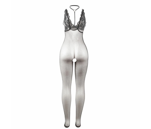 Subblime 951993 Bodystocking Black Mesh Open Design One Size