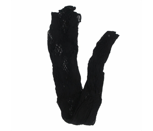 Subblime 952129 Black Fishnet Bodystocking Floral Pattern One Size