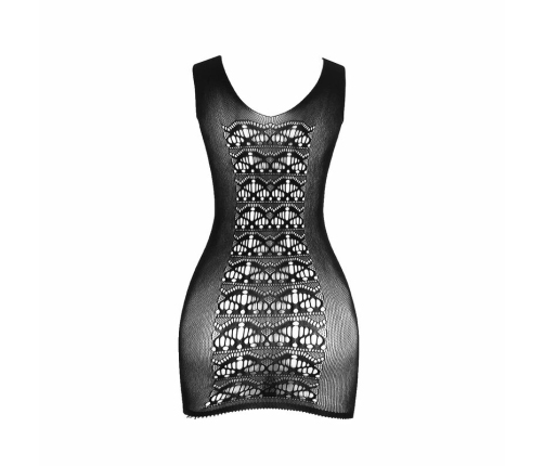 SUBBLIME - 952167 SHORT ELASTIC FISHNET DRESS BLACK ONE SIZE