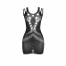 SUBBLIME - 952198 FISHNET DRESS WITH BRILLIANT DIAMONDS BLACK ONE SIZE