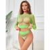 Subblime 952211 Two-Piece Mesh Set Green Long Sleeve One Size