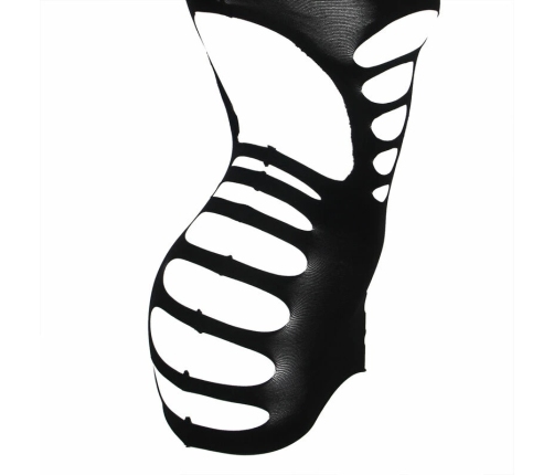 Subblime 952266 Black Fishnet Long Sleeve Dress, Elastic, One Size