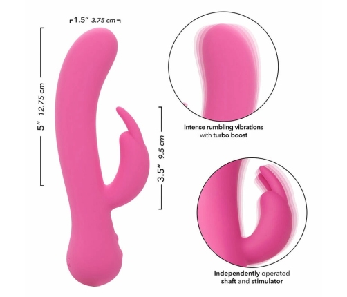 CALEXOTICS - FIRST TIME VIBRADOR RABBIT RECARGABLE ROSA