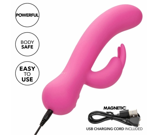 CALEXOTICS - FIRST TIME VIBRADOR RABBIT RECARGABLE ROSA