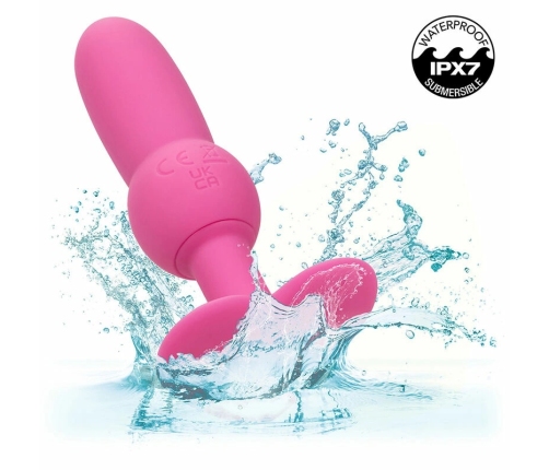 CALEXOTICS - FIRST TIME ANAL PLUG BEADED PROBE 10 VIBRATIONS PINK