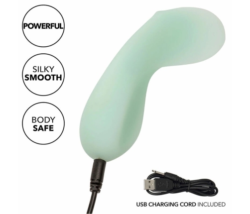 CalExotics Pacifica Tahiti Teaser Aqua 10-Function Liquid Silicone Massager