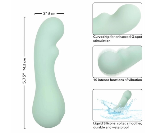 CalExotics Pacifica Bora Bora Aqua - 10-Mode G-Spot Intimate Device, Silicone