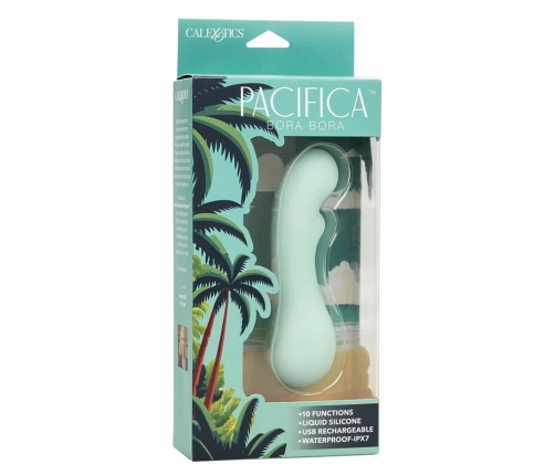 CalExotics Pacifica Bora Bora Aqua - 10-Mode G-Spot Intimate Device, Silicone
