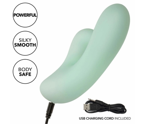 CalExotics Pacifica Fiji Dual Motor G-Spot Stimulator Aqua Silicone