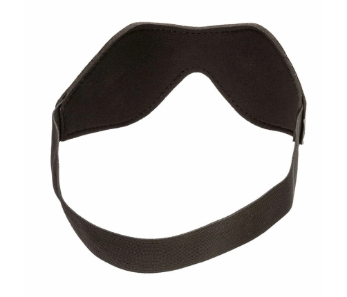 CalExotics Nocturnal Eye Mask PVC Leather Black - Total Darkness Fit