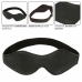 CalExotics Nocturnal Eye Mask PVC Leather Black - Total Darkness Fit