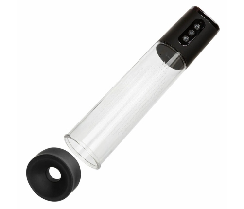 CalExotics Peak 4-Speed Rechargeable Intimate Enhancement Pump Black