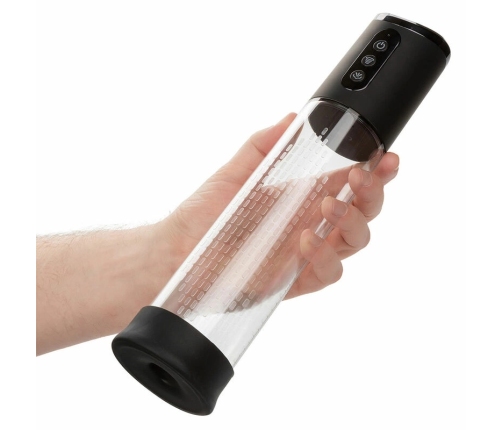 CalExotics Peak 4-Speed Rechargeable Intimate Enhancement Pump Black