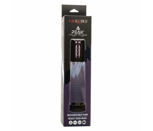 CalExotics Peak 4-Speed Rechargeable Intimate Enhancement Pump Black