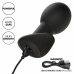 CalExotics Rock Bottom Silicone Black Vibrating Plug 10 Modes USB Rechargeable