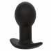 CalExotics Rock Bottom Silicone Black Vibrating Plug 10 Modes USB Rechargeable