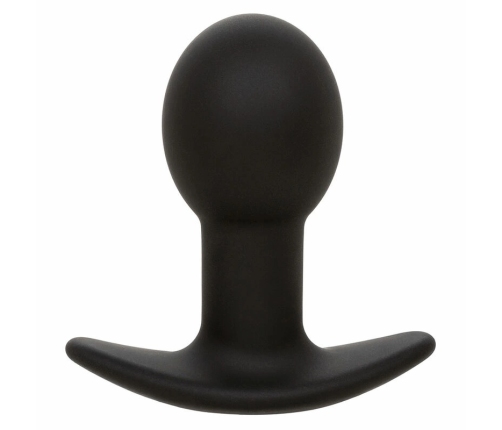 CalExotics Rock Bottom Silicone Black Vibrating Plug 10 Modes USB Rechargeable