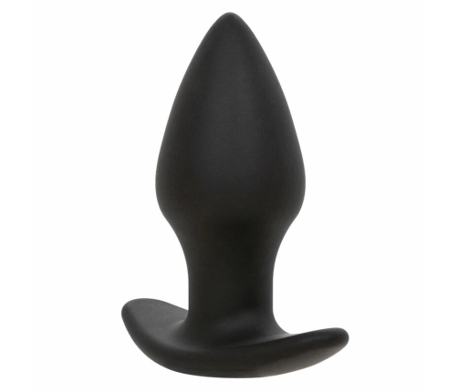 CalExotics Rock Bottom Silicone Intimate Plug 10 Vibrations Black