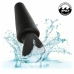 CalExotics Rock Bottom Tapered Silicone Black Plug 10-Mode USB Rechargeable