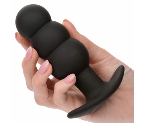 CalExotics Rock Bottom Beaded Silicone Probe 10-Mode Black Rechargeable