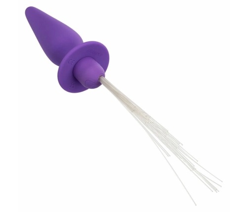 CalExotics Southern Lights Silicone Light-Up Intimate Plug Purple 10 Modes