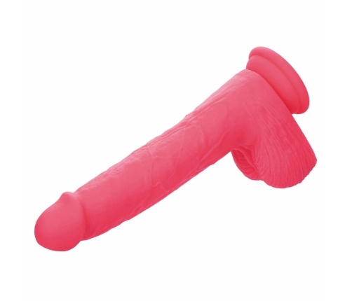 CalExotics Studs Pink Silicone Vibrator 10-Mode Thrusting 17.75cm
