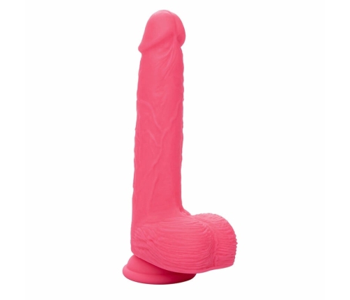 CalExotics Studs Pink Silicone Vibrator 10-Mode Thrusting 17.75cm