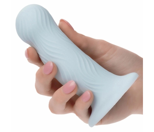 CalExotics Wave Rider Foam Intimate Plug Blue Silicone Flexible Base