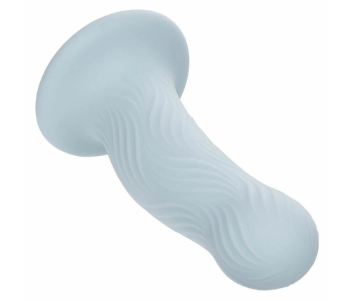 CalExotics Wave Rider Foam Intimate Plug Blue Silicone Flexible Base