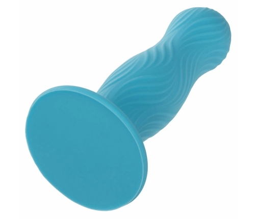 CalExotics Wave Rider Swell Blue Anal Plug Liquid Silicone 12 cm