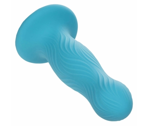 CalExotics Wave Rider Swell Blue Anal Plug Liquid Silicone 12 cm