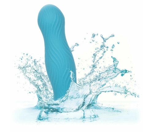 CalExotics Wave Rider Swell Blue Anal Plug Liquid Silicone 12 cm